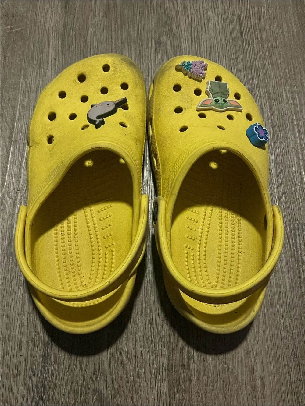 CROCS bright yellow